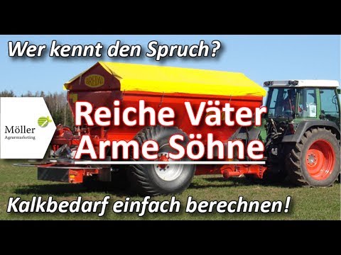Kalk streuen 2021 - Boden kalken | Kalkdüngung | Kalkbedarf berechnen und gezielt Kalk streuen