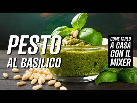 PESTO AL BASILICO in pochi minuti, la magia del MIXER per il tuo pesto genovese!