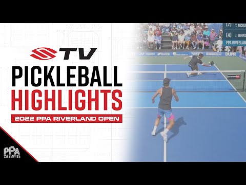 JW Johnson's Perfect Anticipation Pickleball Highlight - 2022 PPA Riverland Open Men's Singles