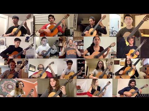 USC Guitar Orchestra plays "Dirait on"