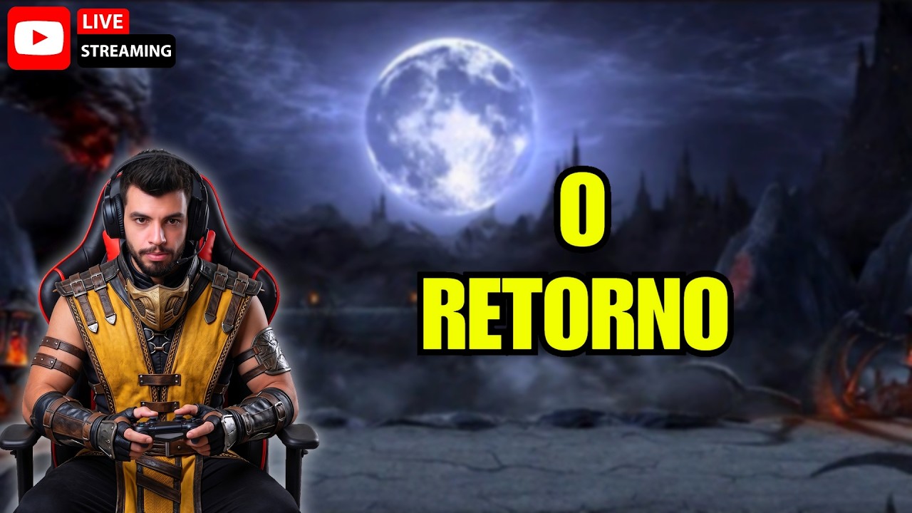 MORTAL KOMBAT 9 🐉: Zerando o modo Historia Completo AO VIVO