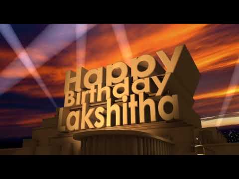 Happy Birthday Lakshitha