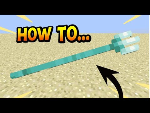 Zamya - How To Make A Lightning Trident In Minecraft - How To #1