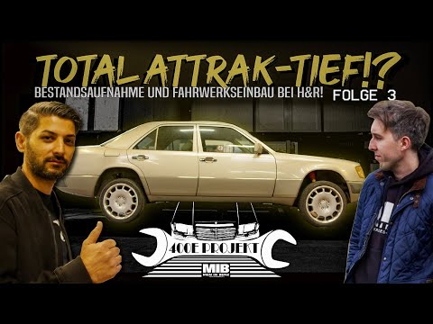 Project 400E Part 3 - H&R Sport Springs and Dampers for the Mercedes 400E W124