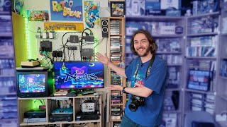 Retro Game Room Tour - Console Setup & Homebrew Games!
