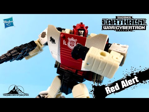 Netflix TRANSFORMERS War For Cybertron Earthrise Deluxe Class RED ALERT Video Review
