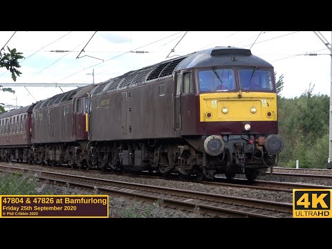 47804 & 47826 at Bamfurlong - 25th September 2020