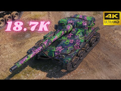 Manticore 18.7K Spot + Damage World of Tanks #WOT Tank Game