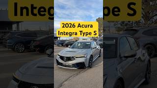 2026 Integra Type S: New Colors & Features!