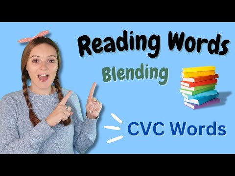 Learn to Blend CVC Words with Phonics Alphabet Sounds for Kids British Teacher