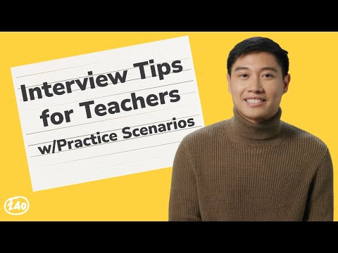 Interview Tips for Teachers with Practice Scenarios (2023)