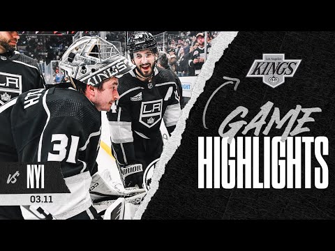 David Rittich SHUTS OUT the New York Islanders as LA Kings Take Two Points | Game Highlights