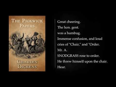(1/3) THE PICKWICK PAPERS By Charles Dickens. Audiobook - full length, free