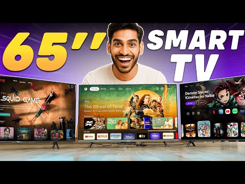 Best 65 Inch 4K TV in India 2025🔥Top 5 Smart TVs Under ₹60K to ₹1 Lakh! | Sony, Samsung, Hisense