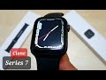 Apple Watch Series 7 Clone Unboxing Review Apple Logo Apple Iwatch Smartwatch Series 7 Clone