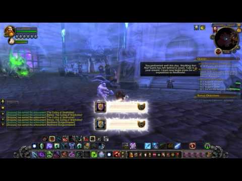 Arthas vs Malganis in World of Warcraft