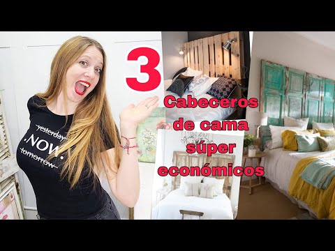 Como hacer 3 CABECEROS de cama súper económicos