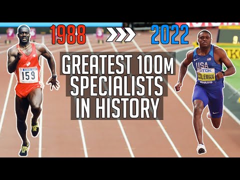 The Greatest 100m Specialists in Sprinting History