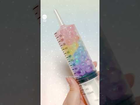 🐸개구리알🌈무지개 풍선🎈만들기! - Rainbow Tape Balloon DIY with Orbeez and Nano Tape#밍투데이#테이프풍선