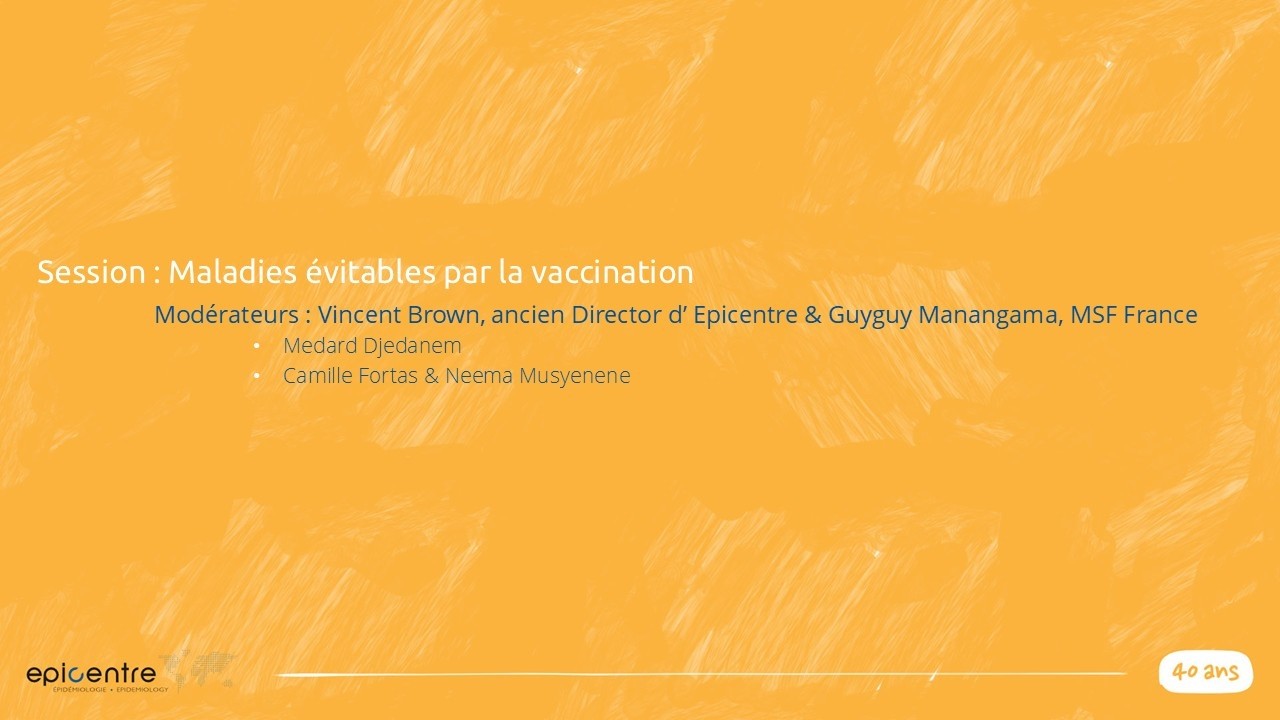 Session 5 | Maladies évitables par la vaccination