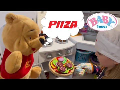 Pojď si hrát💕, epizoda - PIZZA👶 | Testování hraček, Baby born | Máma v Německu