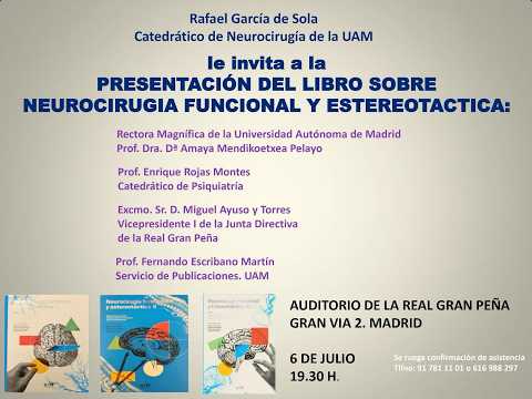 Presentación del Libro Neurocirugía Funcional y Estereotáctica