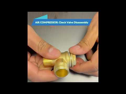 Air Compressor Service - Check Valve Repair