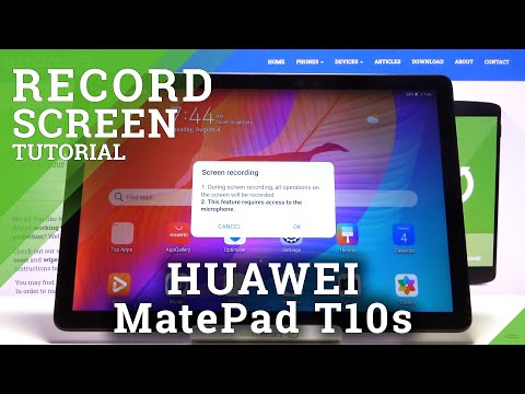 How to Record Screen in HUAWEI MatePad T10S – Screen Recorder