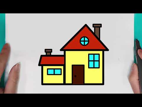 How to draw a simple shape House