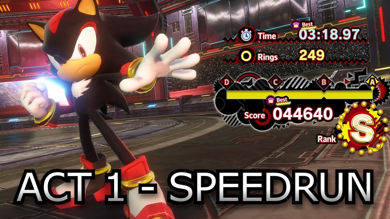 Sonic X Shadow Generations Speedruns are INSANE!!! (All Act 1)