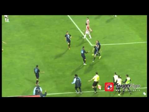 Super liga 2016/17: 14.Kolo: Crvena zvezda - Rad 2:1 (0:0)