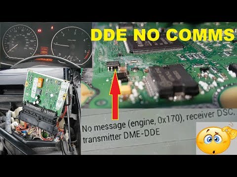 BMW 118d not starting. No DDE communication. Fault finding and repair.