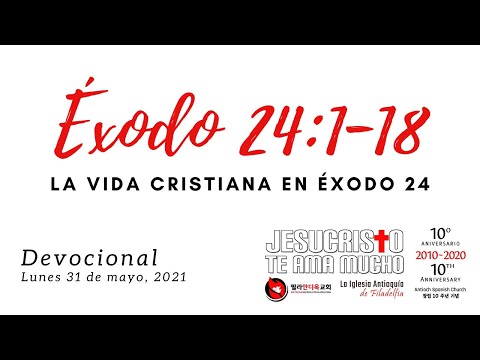 Devocional 5/31/2021 - Exodo 24:1-18 - La vida cristiana en Exodo 24