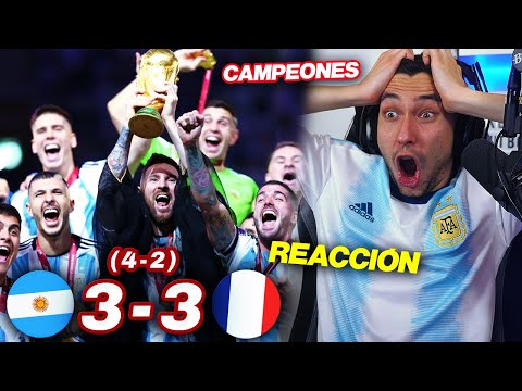 REACTING to Argentina vs France 3-3 (4-2) *WORLD CHAMPIONS*