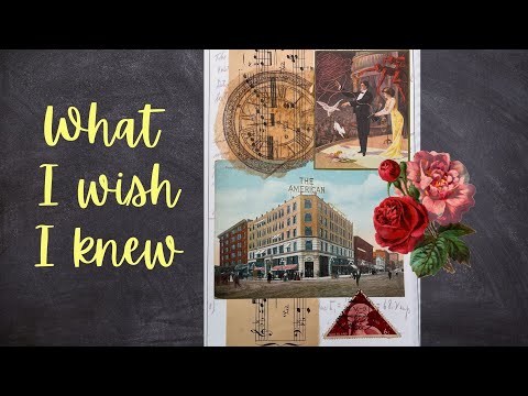 10 things I wish I knew as a collage art BEGINNER +free printable