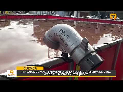 Trabajos de mantenimiento en tanques de reserva de Cruz Verde culminarán este jueves