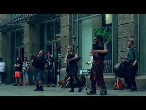 spiele Dudelsack im Erfurt, Anger  19.07.2020