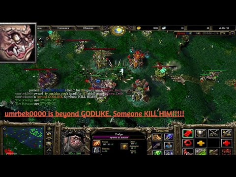 Dota1 pudge BEYOND GODLIKE (P.S. played on notebook)