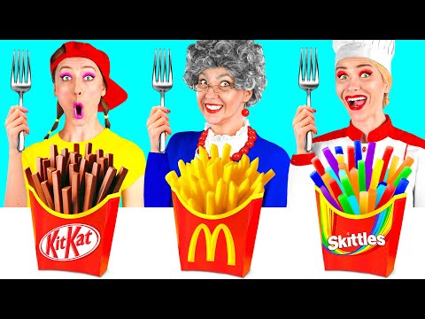 Me vs Grandma Cooking Challenge | Funny Moments by PaRaRa Challenge