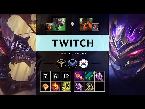 Twitch Support vs Nautilus - KR Diamond Patch 25.20