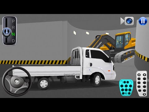 New Kia Pickup Stuck in Parking Garage - 3D Driving Class 2026 - 3D Driving Class - Car Game