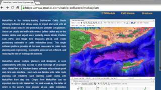 MakaiPlan - Software for Creating and Editing Subsea Cable Routes