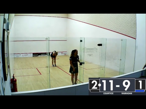 CourtCare Open 2019 Semi Final Julianne Courtice vs Hana Ramadan
