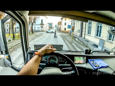 POV truck Driving VOLVO FH 500 Corana to Casei  ITALY 🇮🇹