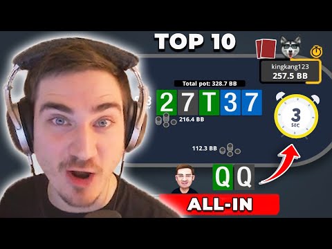 Getting SLOWROLLED for a 450BB POT?! | Top 10 Poker Hands Ep. 93