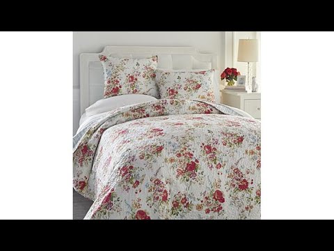 Cottage Collection Floral 3piece Quilt Set