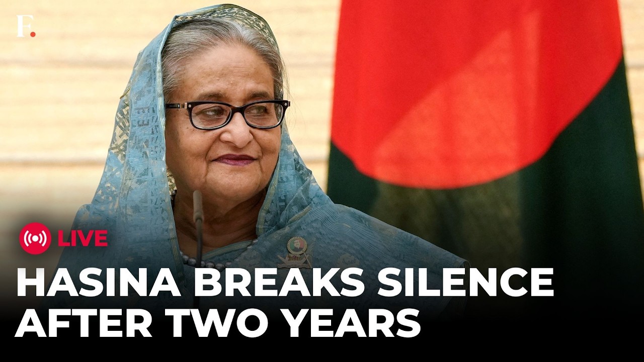 Sheikh Hasina LIVE: Bangladesh's Ex-PM Addresses Media After Two Years of Exile | Sajeeb Wazed