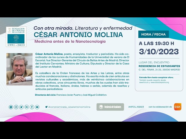 Vídeo relacionado con Con Otra Mirada: Una Vision de La Enfermedad Desde La Literatura y el Humanismo