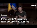 Zelensky: “We are not against the end of the war, but we want a fair end” | AFP Exclusive