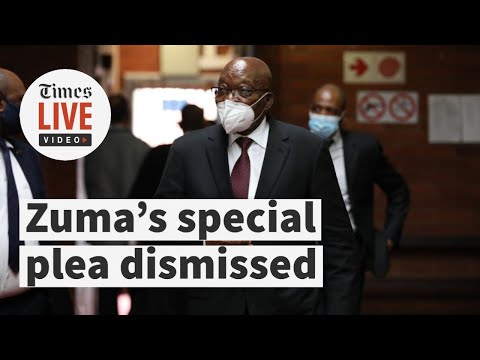 Zuma appears in court only for special plea application to be dismissed